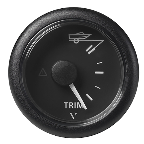 Veratron - Veratron 52MM (2-1/16") ViewLine Trim Indicator Gauge Up/Down - Black Dial &amp; Round Bezel