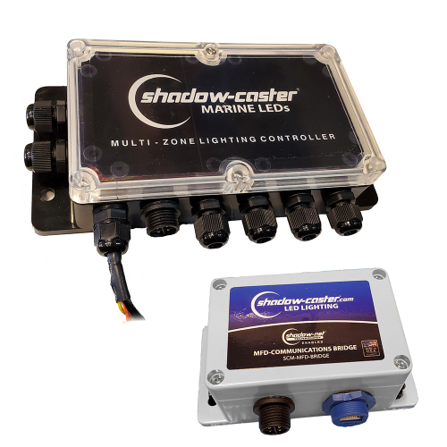 Shadow-Caster LED Lighting - Shadow-Caster Ethernet Communications Bridge &amp; Multi-Zone Controller Kit