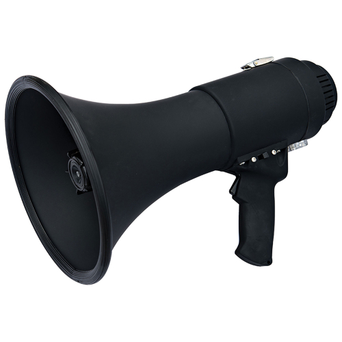 Speco Tech - Speco All-Black Deluxe Megaphone w/Siren - 15W