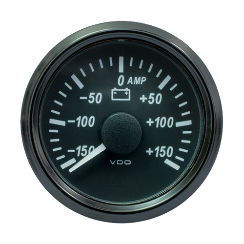 VDO - VDO SingleViu 52mm (2-1/16") Ammeter - 150 AMP