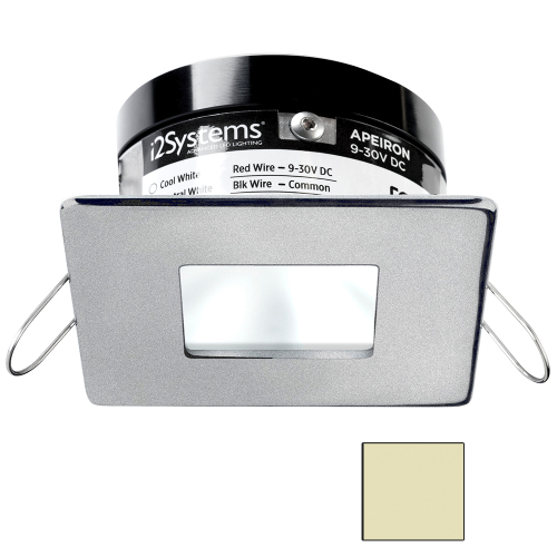 I2Systems Inc - i2Systems Apeiron PRO A503 - 3W Spring Mount Light - Square/Square - Warm White - Brushed Nickel Finish