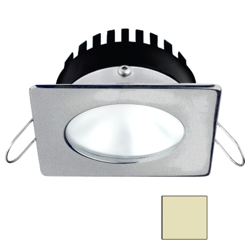 I2Systems Inc - i2Systems Apeiron PRO A506 - 6W Spring Mount Light - Square/Round - Warm White - Brushed Nickel Finish