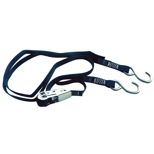 Rod Saver - Rod Saver Stainless Steel Ratchet Gunwale Tie-Down - 1" x 10&#39;