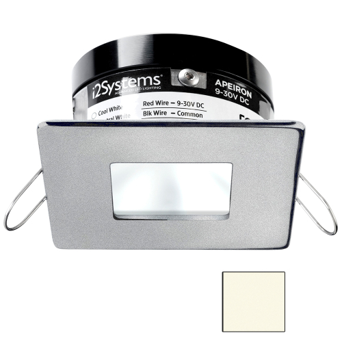 I2Systems Inc - i2Systems Apeiron PRO A503 - 3W Spring Mount Light - Square/Square - Neutral White - Brushed Nickel Finish