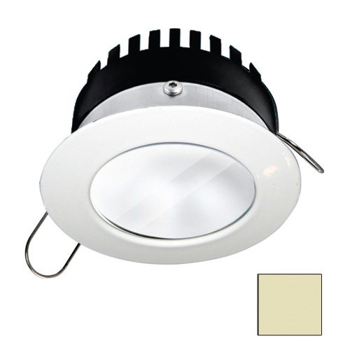 I2Systems Inc - i2Systems Apeiron PRO A506 - 6W Spring Mount Light - Round - Warm White - White Finish