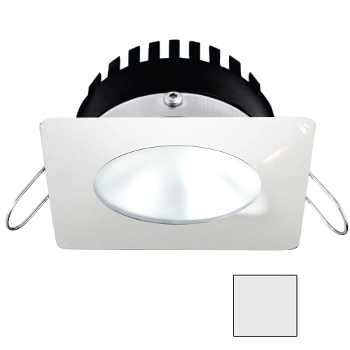 I2Systems Inc - i2Systems Apeiron PRO A506 - 6W Spring Mount Light - Square/Round - Cool White - White Finish