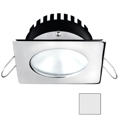 I2Systems Inc - i2Systems Apeiron A506 6W Spring Mount Light - Square/Round - Cool White - Polished Chrome Finish