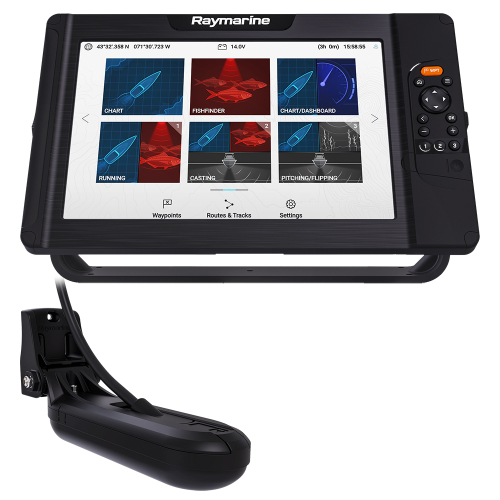 Raymarine - Raymarine Element&trade; 12 HV Combo w/HV-100 Transducer &amp; Nav+ US &amp; Canada Chart