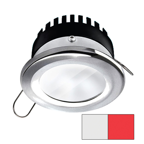 I2Systems Inc - i2Systems Apeiron PRO A506 - 6W Spring Mount Light - Round - Cool White &amp; Red - Brushed Nickel Finish