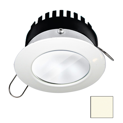 I2Systems Inc - i2Systems Apeiron PRO A506 - 6W Spring Mount Light - Round - Neutral White - White Finish