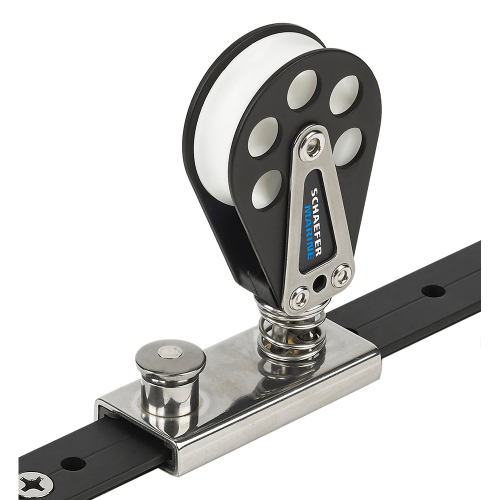 Schaefer Marine - Schaefer Spring Loaded/Lined Slide/Aluminum f/1" T-Track