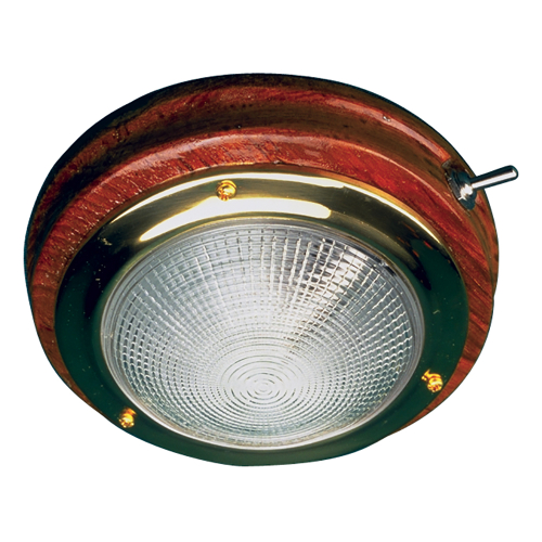 Sea-Dog - Sea-Dog Teak LED Dome Light - 5" Lens