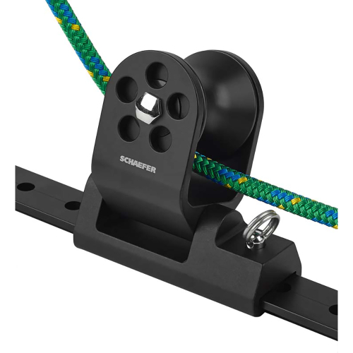 Schaefer Marine - Schaefer Twin Sheet Block f/1-1/4" T-Track - Black