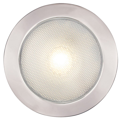 Hella Marine - Hella Marine EuroLED 150 Recessed Mount - Warm White - Polished 316 SS Rim