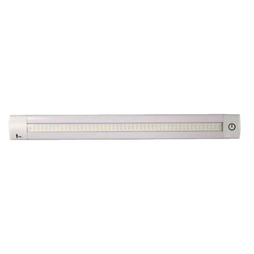 Lunasea Lighting - Lunasea Adjustable Linear LED Light w/Built-In Dimmer - 12" Length, 12VDC, Warm White w/ Switch