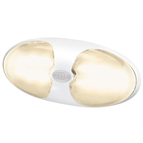 Hella Marine - Hella Marine DuraLED 12 Interior/Exterior Lamp - Warm White LED - White Housing