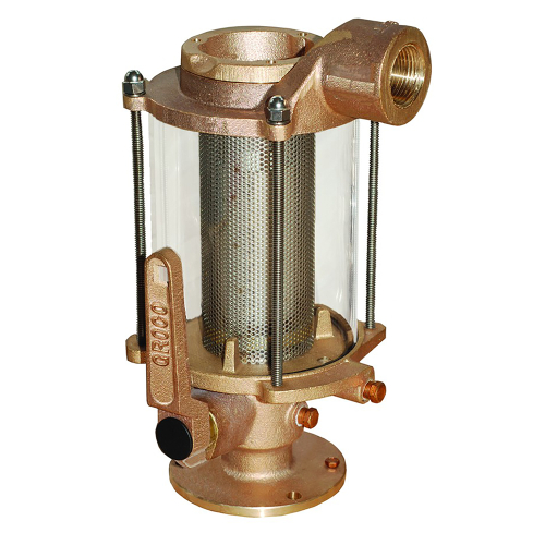 GROCO - GROCO 1" Ball Valve/Seacock &amp; Raw Water Strainer Combo