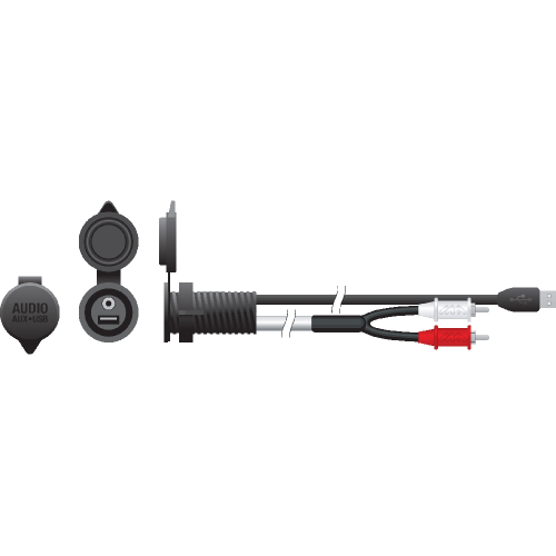 Marine Audio - Marine Audio 3.5mm Marine Mini-Pin &amp; USB Combo Port