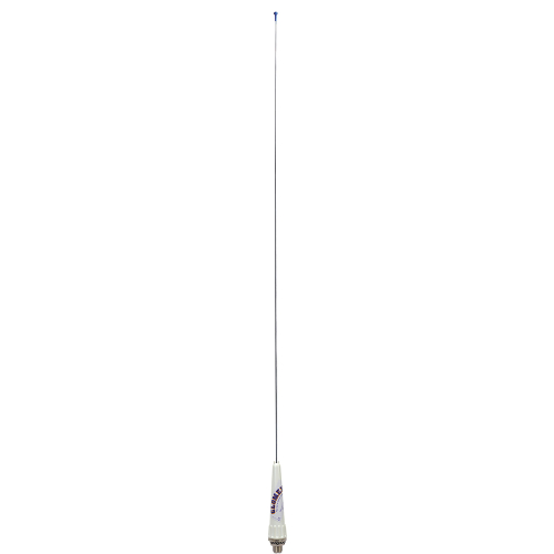 Glomex Marine Antennas - Glomex 35" Classic Stainless Steel VHF 3dB Sailboat Antenna w/Bracket &amp; PL-259 Connector - No Cable