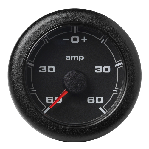 Veratron - Veratron 52MM (2-1/16") OceanLink Battery Current Gauge - 60/+60 Amps - Black Dial &amp; Bezel