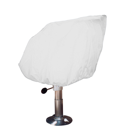 Taylor Made - Taylor Made Helm/Bucket/Fixed Back Boat Seat Cover - Vinyl White