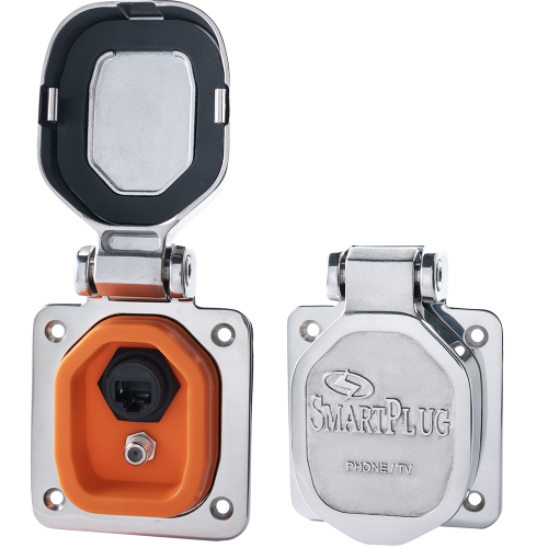 SmartPlug - SmartPlug Combo Single Coax TV/Ethernet Connector