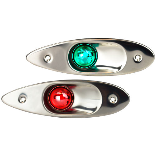 Sea-Dog - Sea-Dog Stainless Steel Flush Mount Side Lights