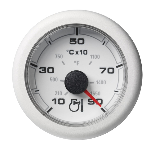 Veratron - Veratron 52MM (2-1/16") OceanLink Pyrometer Gauge (900&deg; C/1650&deg; F) - White Dial &amp; Bezel
