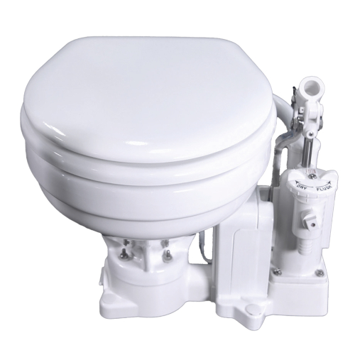Raritan - Raritan PH PowerFlush Electric/Manual Toilet - Marine Size - 12v - White