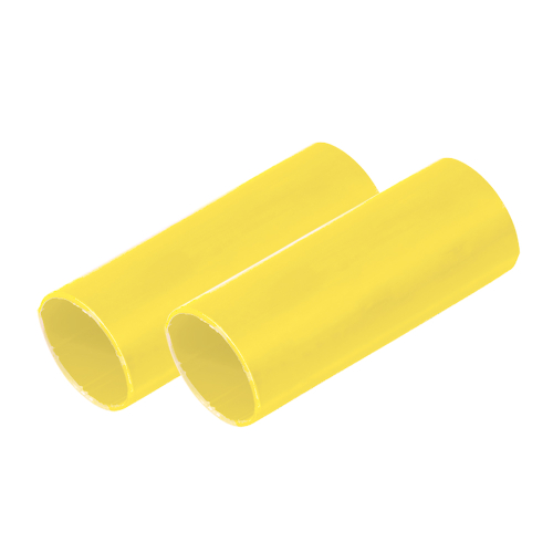 Ancor - Ancor Battery Cable Adhesive Lined Heavy Wall Battery Cable Tubing (BCT) - 1" x 12" - Yellow - 2 Pieces
