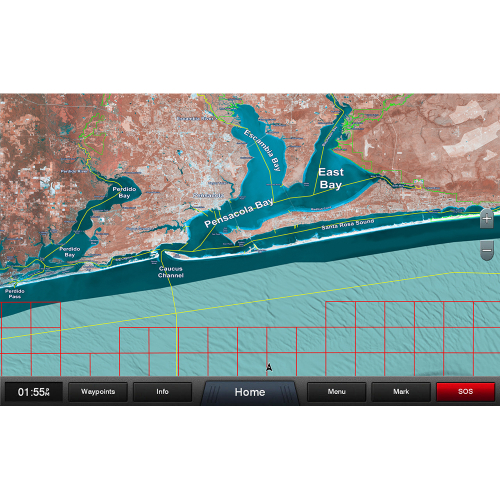 Garmin - Garmin Standard Mapping&reg; - Emerald Coast Premium microSD&trade;/SD&trade; Card