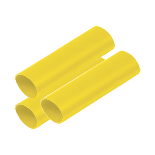 Ancor - Ancor Battery Cable Adhesive Lined Heavy Wall Battery Cable Tubing (BCT) - 3/4" x 12" - Yellow - 3 Pieces
