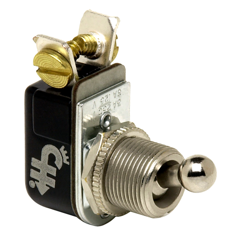 Cole Hersee - Cole Hersee Light Duty Toggle Switch SPST Off-On 2 Screw - Ball Type Actuator