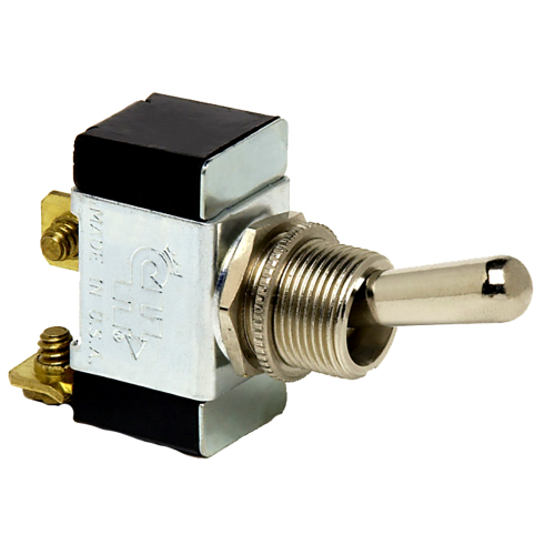 Cole Hersee - Cole Hersee Heavy-Duty Toggle Switch SPST Off-(On) 2 Screw