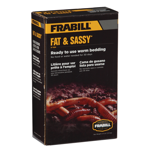 Frabill - Frabill Fat &amp; Sassy Pre-Mixed Worm Bedding - 2.5lbs