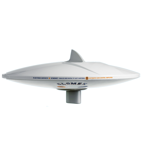 Glomex Marine Antennas - Glomex DVB-T2 TV Full HD 14" Marine Omnidirectional Antenna - w/Automatic Gain Control