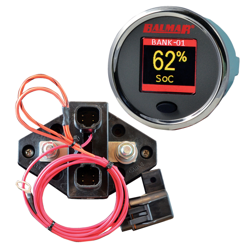 Balmar - Balmar SG200 Battery Monitor Kit w/Display Shunt &amp; 10M Cable - 12-48 VDC