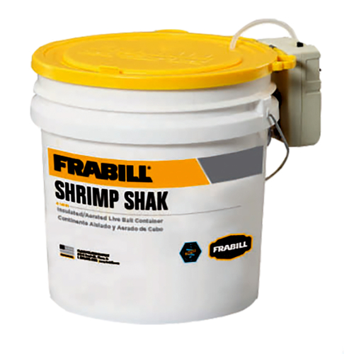Frabill - Frabill Shrimp Shak Bait Holder - 4.25 Gallons w/Aerator