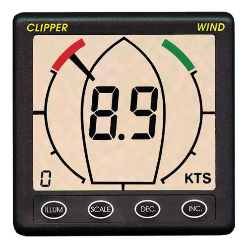 Clipper - Clipper Tactical True Apparent Wind Display Repeater