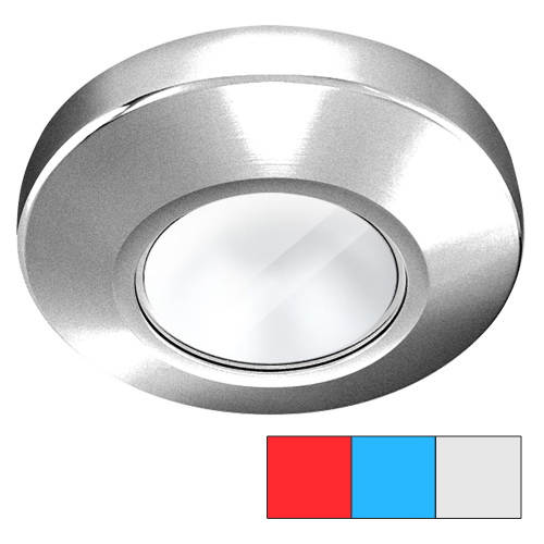 I2Systems Inc - i2Systems Profile P1120 Tri-Light Surface Light - Red, Cool White &amp; Blue - Brushed Nickel Finish