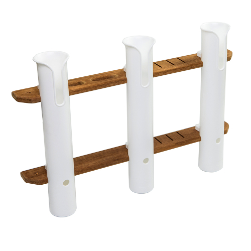 Whitecap - Whitecap Teak 3-Rod Tournament Storage Rack