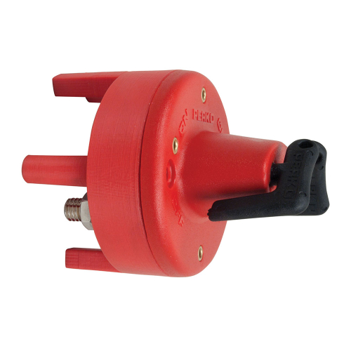 Perko - Perko Dual Battery Switch w/Mounting Ring &amp; Legs - Bulkhead Mount