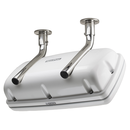 NavPod - NavPod SystemPod Pre-Cut Simrad GO9/B&amp;G Vulcan9 &amp; 1 Instrument (Simrad IS42/B&amp;G Triton&sup2;/AP44 Square Hole) f/9.5" Wide Guard