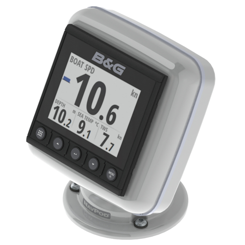 NavPod - NavPod PowerPod Pre-Cut f/1 Simrad IS42 / B&amp;G Triton&sup2;/AP44 Square Hole Instrument