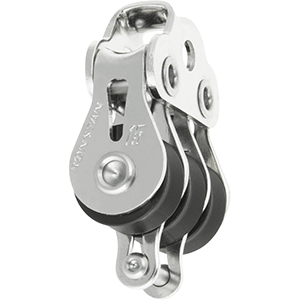 Ronstan - Ronstan Series 15 Ball Bearing Utility Block - Triple Block, Becket, Loop Head