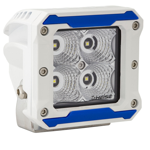 HEISE LED Lighting Systems - HEISE 4 LED Marine Cube Light - Flood Beam - 3"