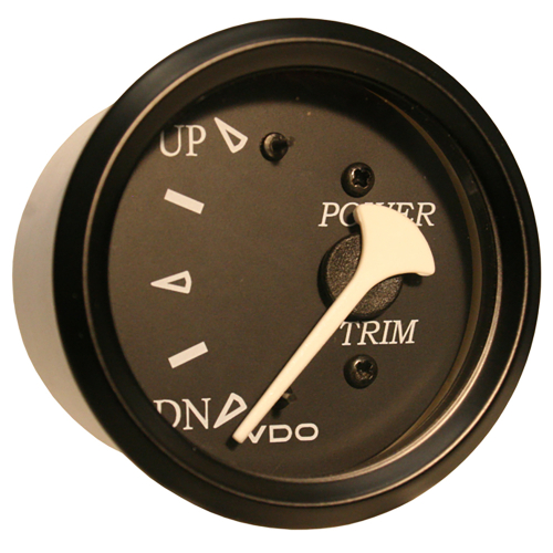 VDO - VDO Cockpit Marine Trim Gauge - f/ Mercury/Volvo/Yamaha 2001+ Engines - Black Dial/Bezel