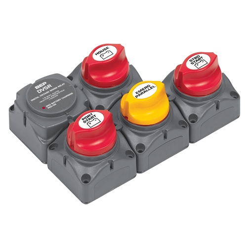 BEP Marine - BEP Battery Distribution Cluster f/Twin Inboard Engines w/Three Battery Banks