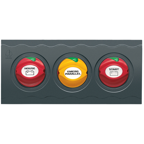 BEP Marine - BEP Contour Connect 3 Battery Switch Panel w/3 Disconnects