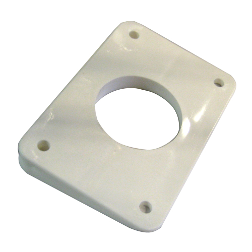 Rupp Marine - Rupp 10 Degree Top Gun Mounting Wedge White - Sold Individually